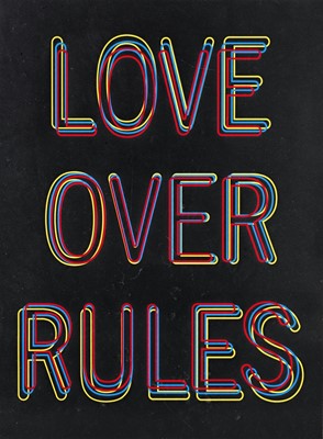 Lot 19 - Hank Willis Thomas (American 1976-), 'Love Over Rules', 2020