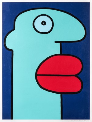Lot 128 - Thierry Noir (French 1958-), 'Blue', 2013
