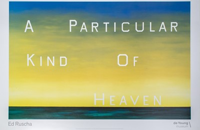 Lot 16 - Ed Ruscha (American 1937-), 'A Particular Kind Of Heaven', 1983