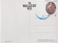 Lot 148 - Banksy (British b.1974), 'Walled Off Hotel Postcard', 2017