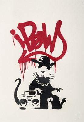 Lot 214 - Banksy (British 1974-), ‘Gangsta Rat’, 2004