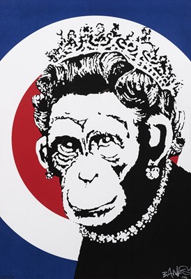 Lot 290 - Banksy (British 1974-), 'Monkey Queen', 2003