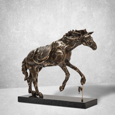 Lot 168 - Salvador Dali (Spanish 1904-1989), 'Horse Saddled With Time', 1980