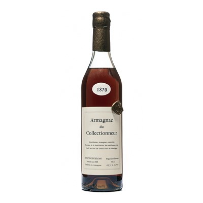 Lot 160 - 1 bottle 1870 Armagnac du Collectioneur