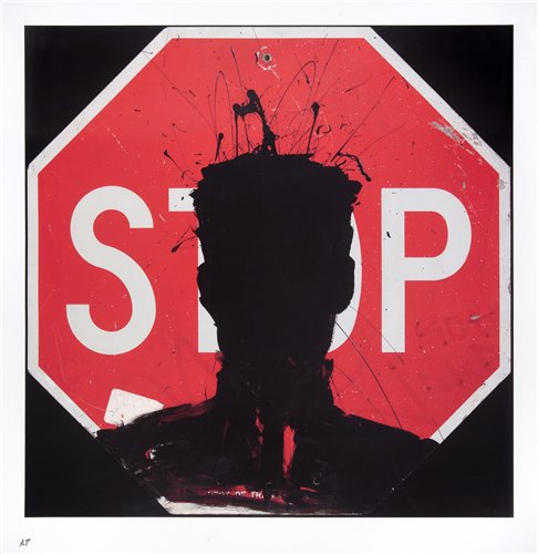 Lot 364 - Richard Hambleton (Canadian 1952-2017), 'Stop Sign', 2018