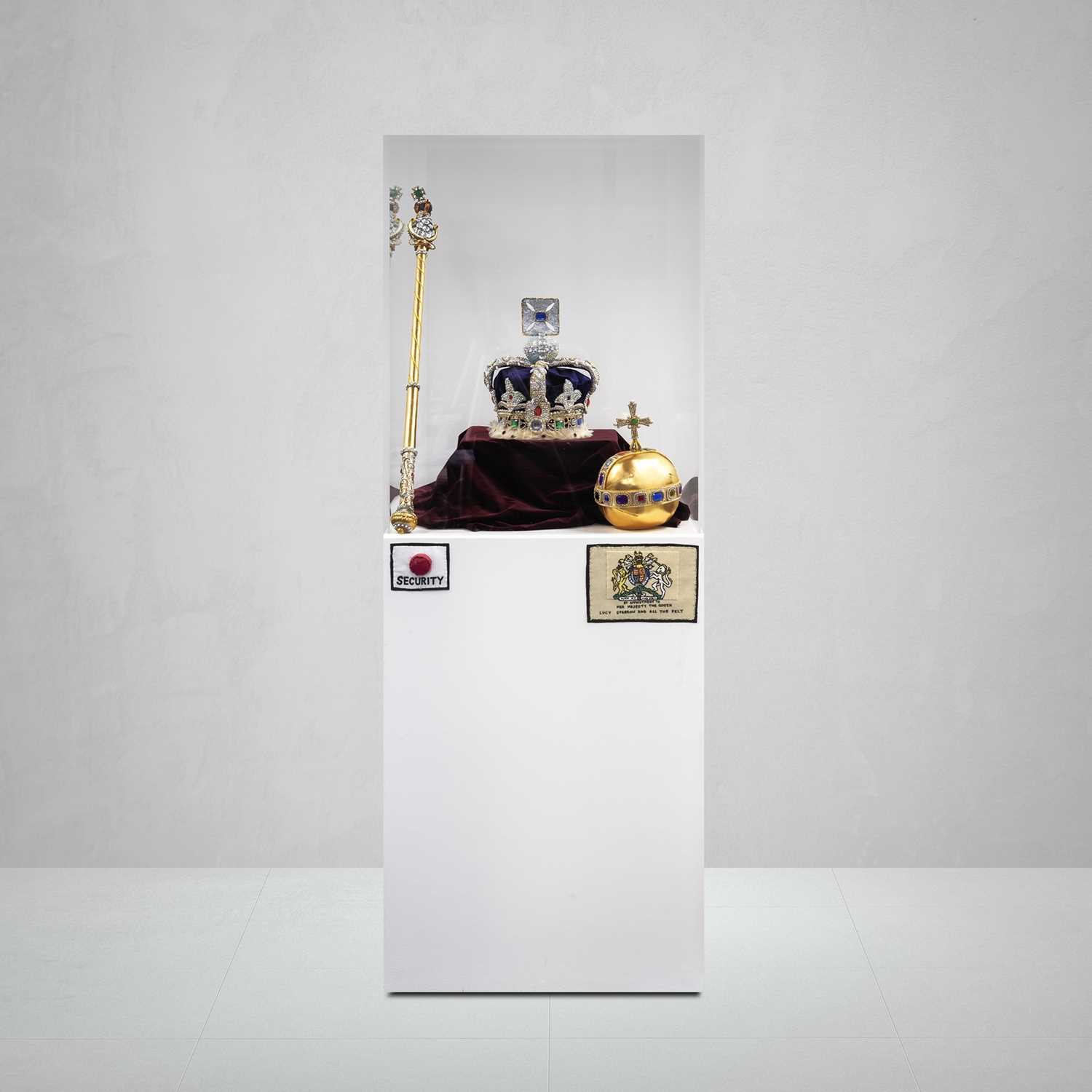 Lot 156 - Lucy Sparrow (British 1986-), 'The Crown Jewels', 2016
