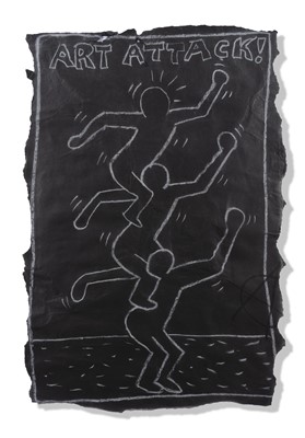 Lot 189 - Keith Haring (American 1958-1990), 'Art Attack!', 1980s