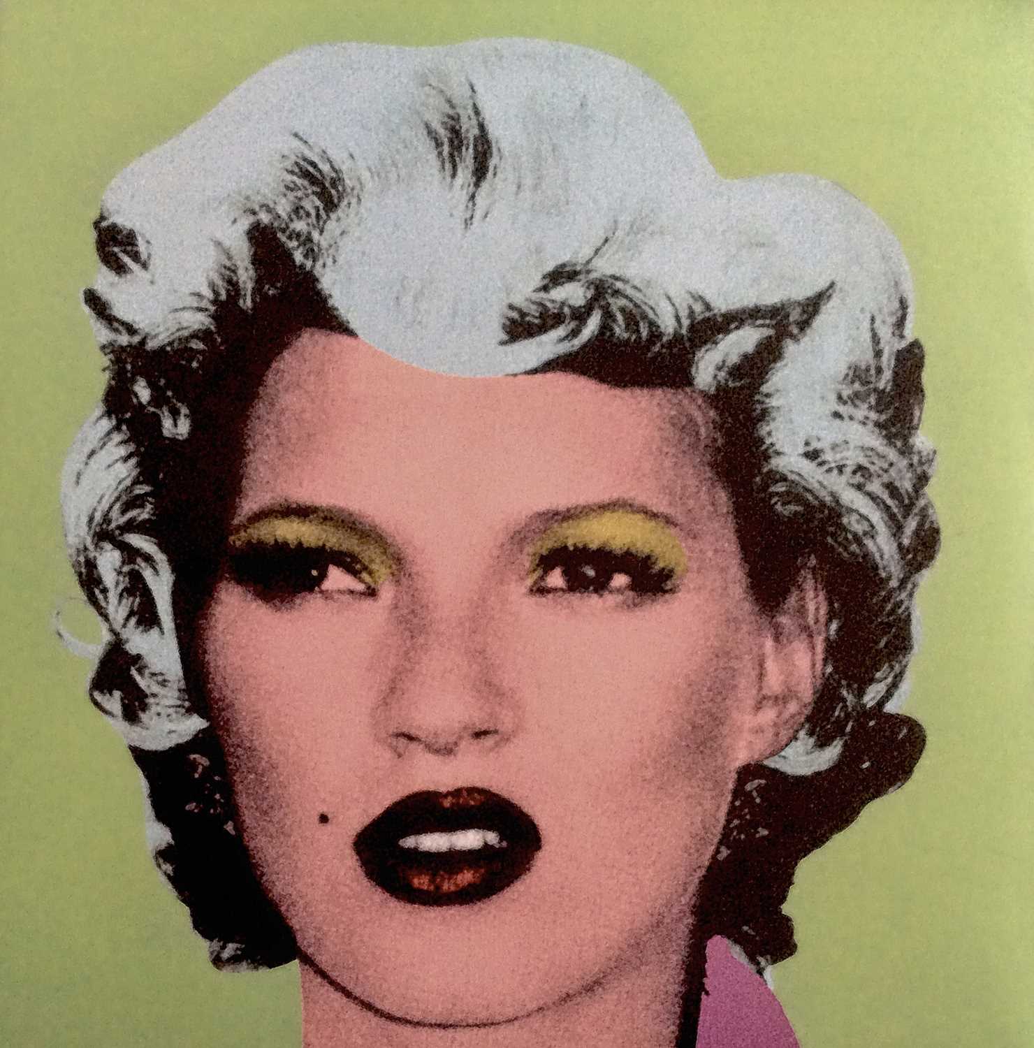 Lot 54 - Banksy (British 1974-), 'Kate Moss - Dirty Funker Vinyl (Green)', 2006