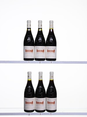 Lot 236 - 6 bottles 2000 Chateauneuf-du-Pape Cuvee du Vatican Reserve Sixtine