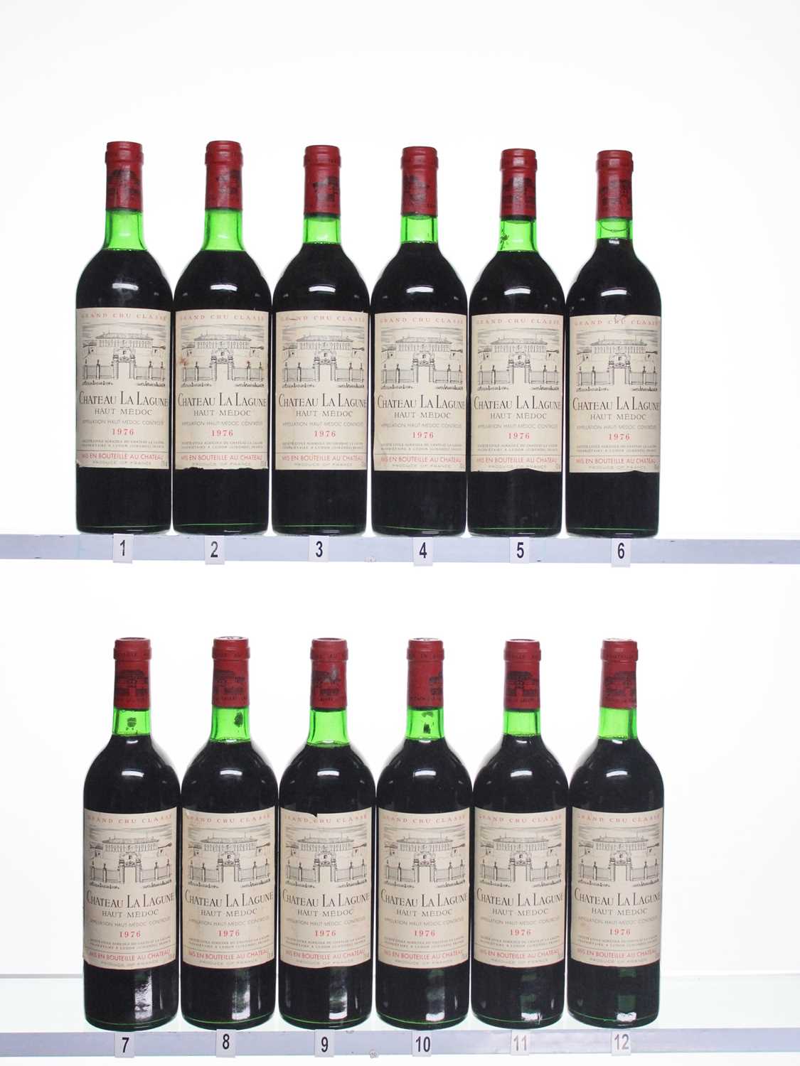 Lot 185 - 12 bottles 1976 Ch La Lagune