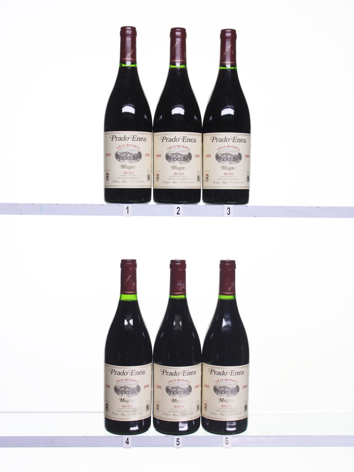 Lot 260 - 6 Bottles 1995 Prado Enea Gran Reserva Muga