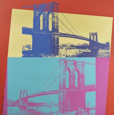 Lot 119 - Andy Warhol (American 1928-1987), 'Brooklyn Bridge', 1983
