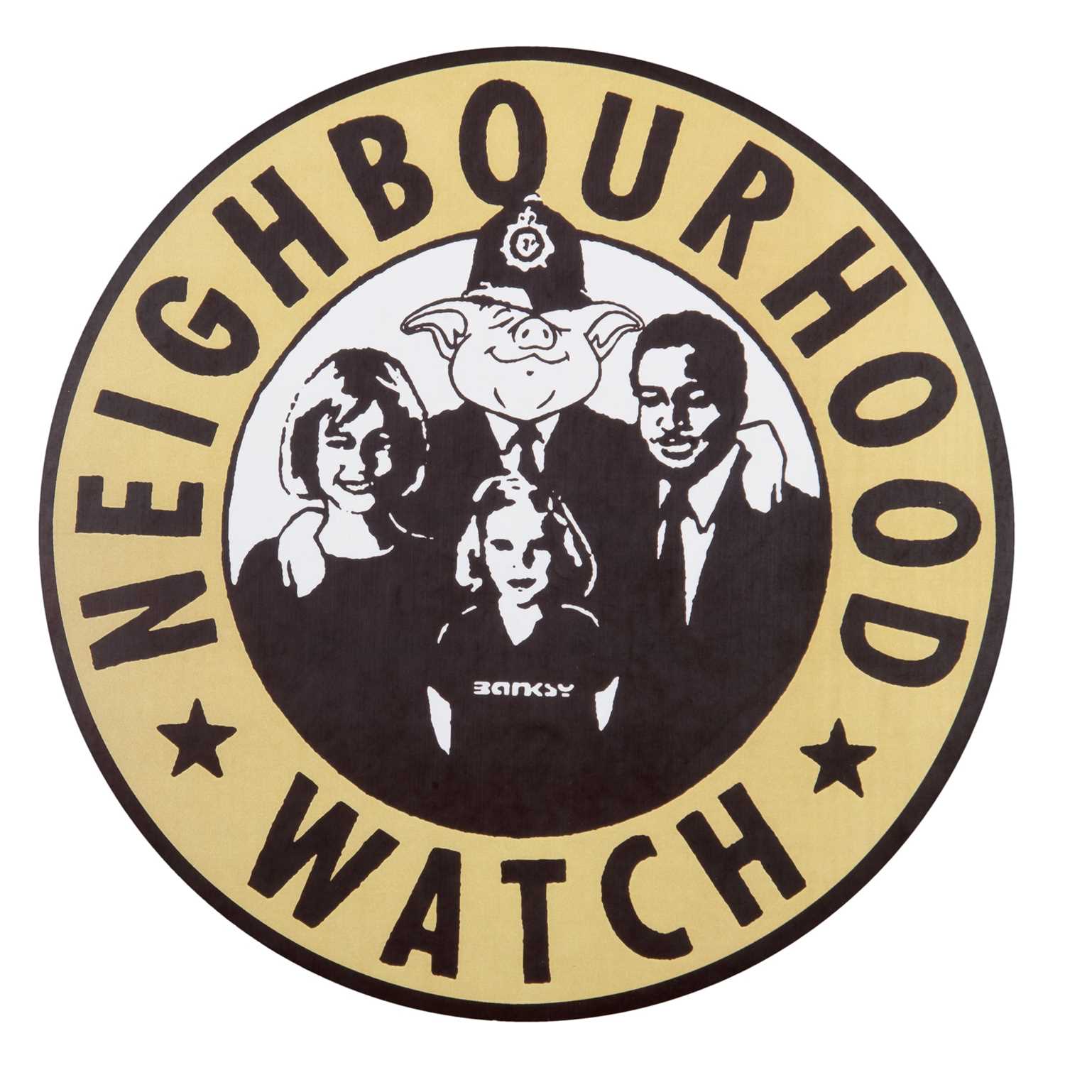 Lot 61 - Banksy (British 1974-), 'Neighbourhood Watch XXL'