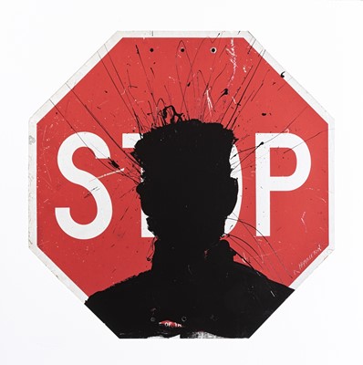Lot 198 - Richard Hambleton (Canadian 1952-2017), 'Stop Sign', 2018