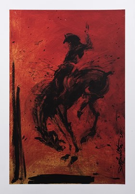 Lot 197 - Richard Hambleton (Canadian 1952-2017), 'Horse & Rider - Red', 2018