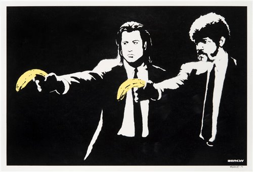 Lot 513 - Banksy (British b.1974), ‘Pulp Fiction’, 2004