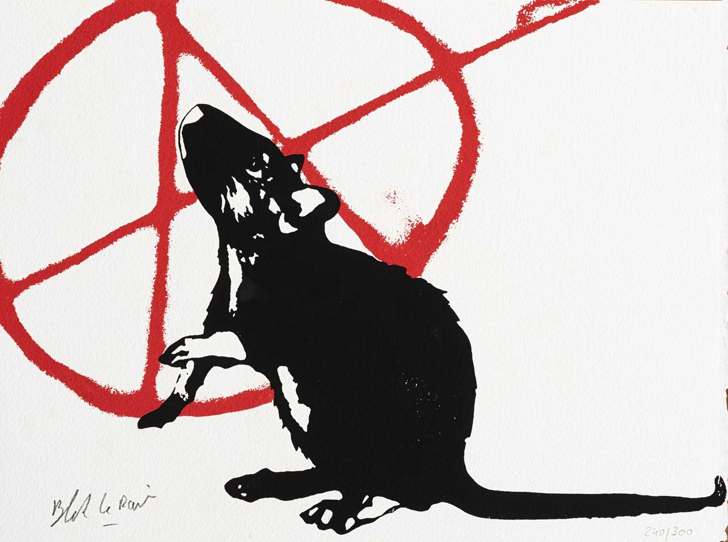 Lot 77 - Blek Le Rat (French 1951-), 'The Anarchist', 2020