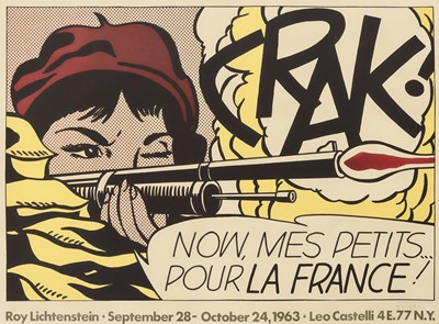 Lot 165 - Roy Lichtenstein (American 1923-1997), 'Crak!', 1964