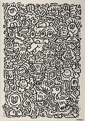 Lot 198 - Mr Doodle (British 1994-), 'Work', 2017