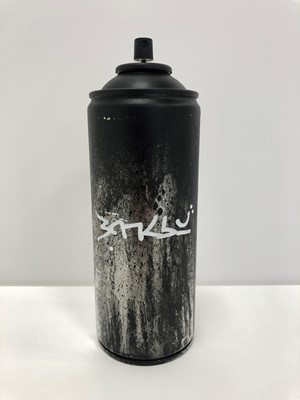 Lot 182a - Banksy (British 1974-), 'Black (Spraycan)', 2019