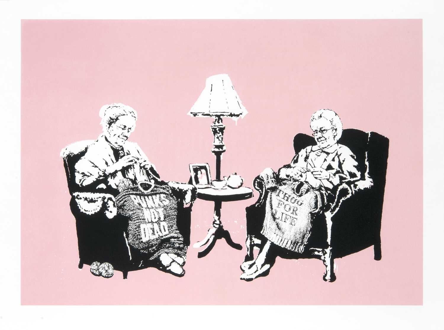 Lot 214 - Banksy (British 1974-), 'Grannies', 2006 (Signed)