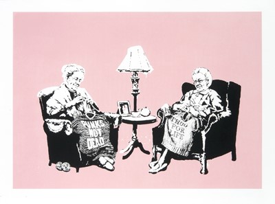 Lot 214a - Banksy (British 1974-), 'Grannies', 2006 (Signed)