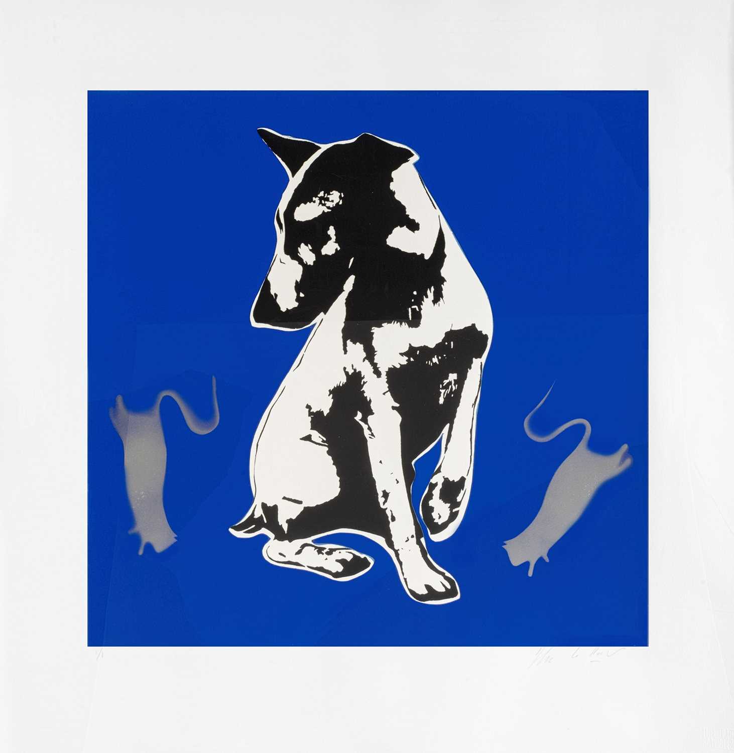Lot 92 - Blek Le Rat (French 1951-), 'His Master's Voiceless', 2008