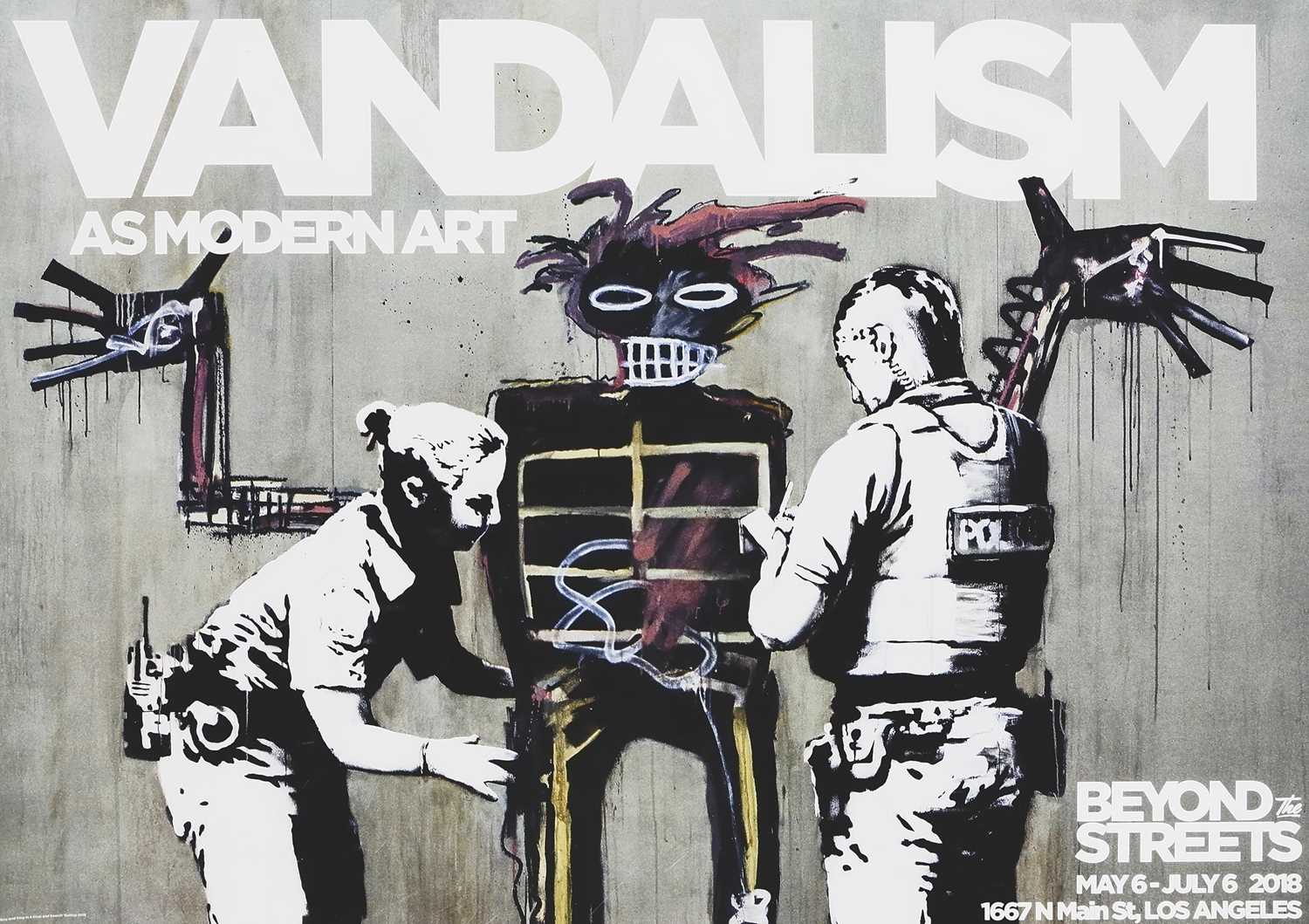 Lot 71 - Banksy (British 1974-), 'Vandalism As Modern Art', 2018