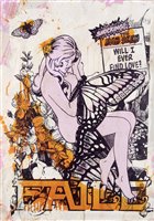 Lot 456 - Faile (Collaboration) 'Butterfly Girl (Pink & Cream)', 2006
