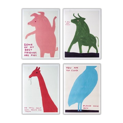 Lot 63 - David Shrigley (British 1968-), 'Animal Series', 2020