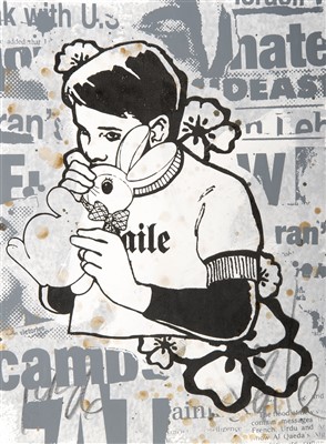 Lot 174 - Faile (Collaboration), 'Bunny Boy #5', 2006