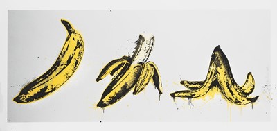 Lot 115 - Mr Brainwash (French 1966-), 'Banana Split (Grey)', 2015
