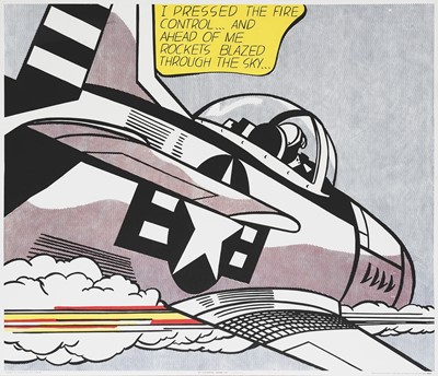 Lot 163 - Roy Lichtenstein (American 1923-1997), 'Whaam!', 1963 (Signed)