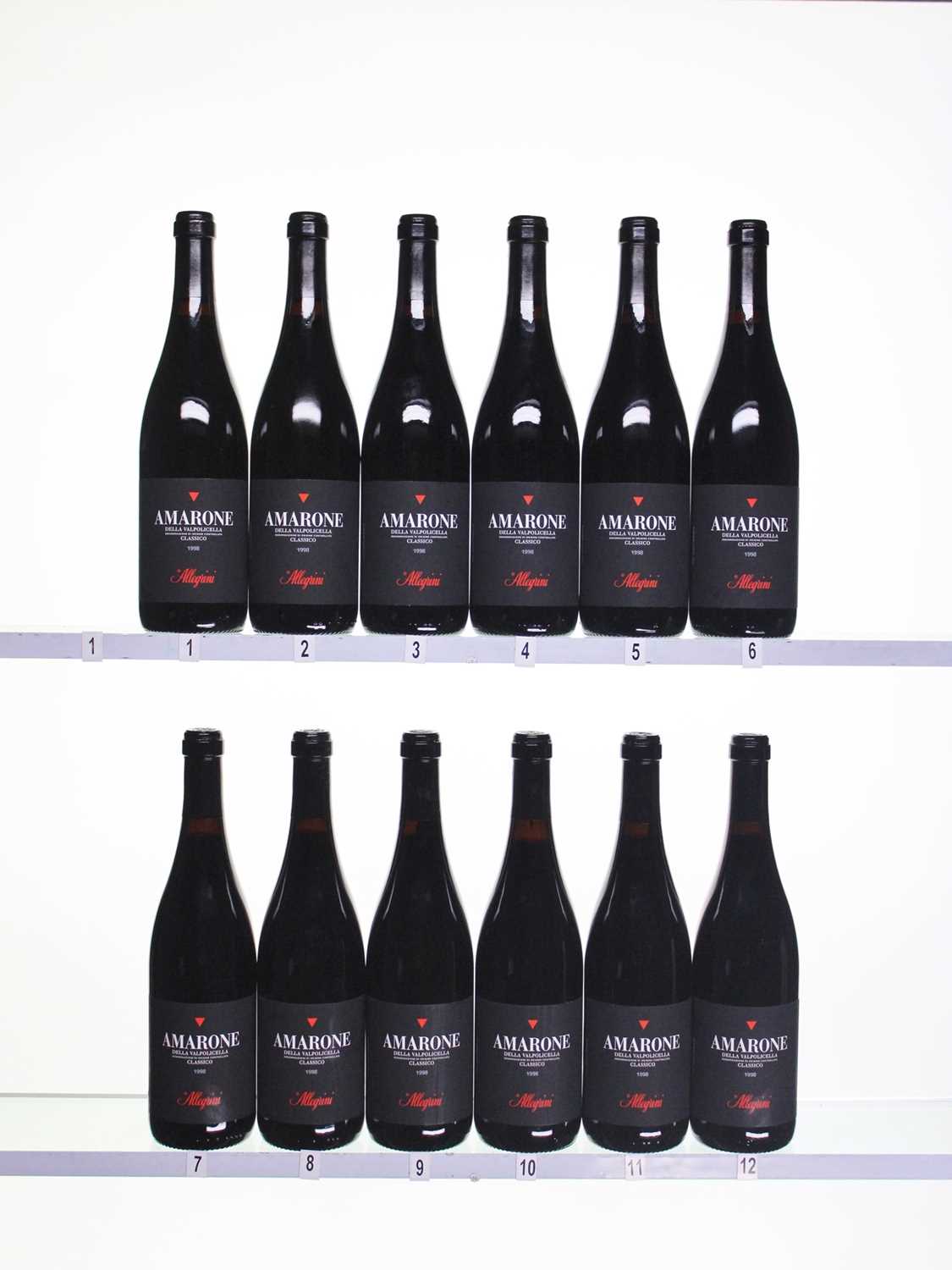 Lot 72 - 12 bottles 1998 Amarone Allegrini