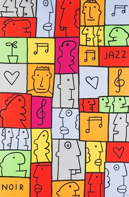 Lot 232 - Thierry Noir (French 1958-), 'JAZZ', 2015