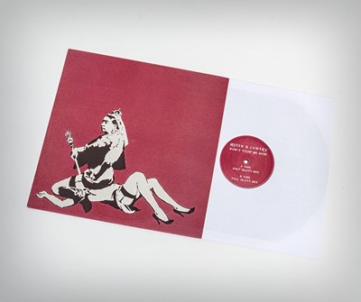 Lot 76 - Banksy (British 1974-), 'Queen and Cuntry - Dont Stop Me Now Vinyl', 2008