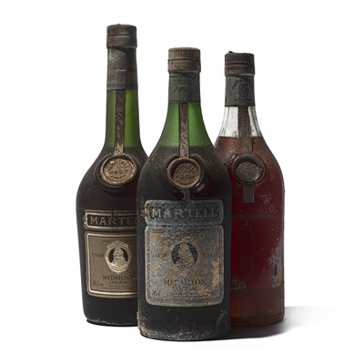 Lot 108 - 3 bottles Mixed Martell Cognac