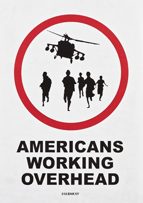 Lot 70 - Banksy (British 1974-), 'Americans Working Overhead', 2004