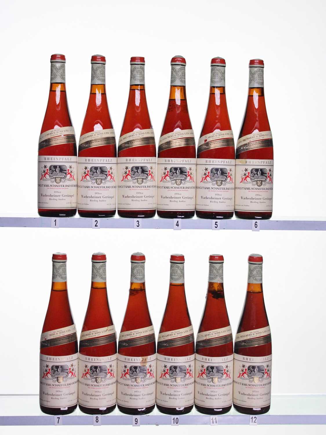 Lot 67 - 12 bottles 1976 Wachenheimer Gerumpel Riesling Auslese