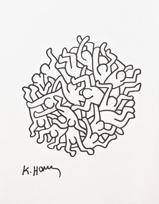 Lot 207 - Keith Haring (American 1958-1990), 'Party Of Life', 1985