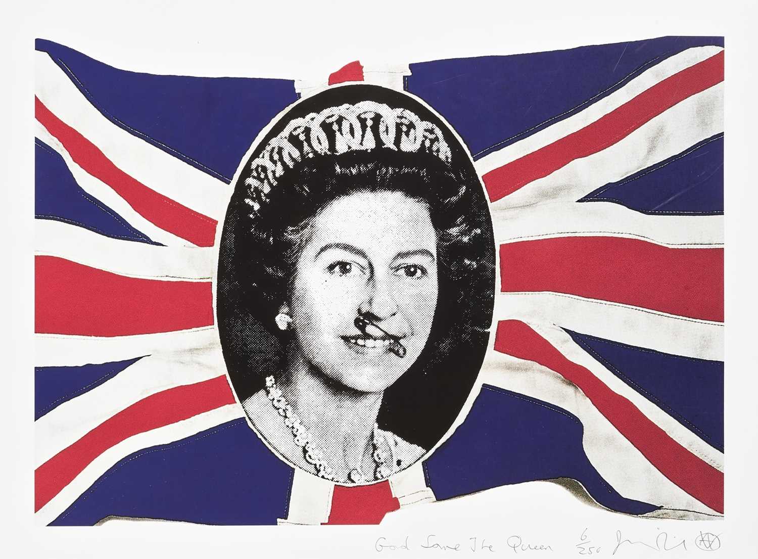 Lot 33 - Jamie Reid (British 1947-), 'God Save The Queen', 2005