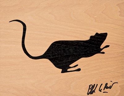 Lot 78 - Blek Le Rat (French 1951-), 'Rat Stencil', 2011