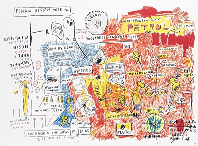 Lot 198 - Jean-Michel Basquiat (American 1960-1988), 'Liberty (1983/2017)', 2017