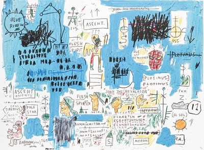 Lot 196 - Jean-Michel Basquiat (American 1960-1988), 'Ascent (1983/2017)', 2017