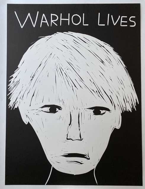 Lot 143 - David Shrigley (British 1968-), 'Warhol Lives', 2019