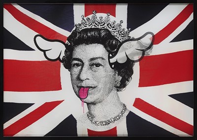 Lot 39 - D*Face (British 1978-), 'Her Royal Hideous', 2007