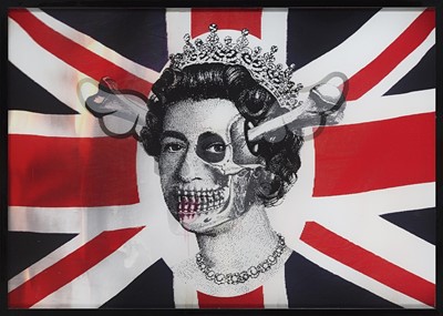 Lot 39 - D*Face (British 1978-), 'Her Royal Hideous', 2007