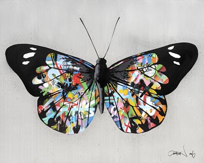 Lot 174 - Martin Whatson (Norwegian 1984-), 'Butterfly #4', 2016