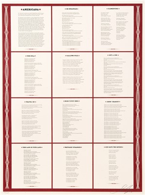 Lot 496 - Shepard Fairey (American b.1970), ‘Americana Box Set’, 2012