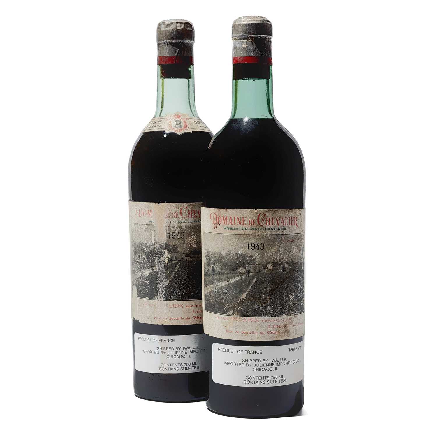 Lot 54 - 2 bottles 1943 Domaine de Chevalier